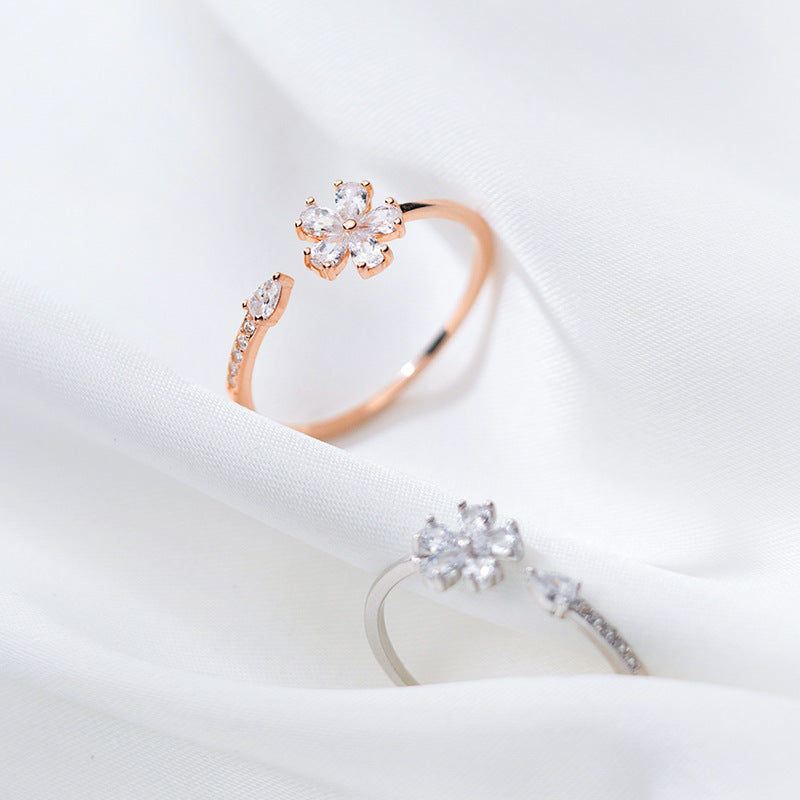 Five-petal Flower Ring