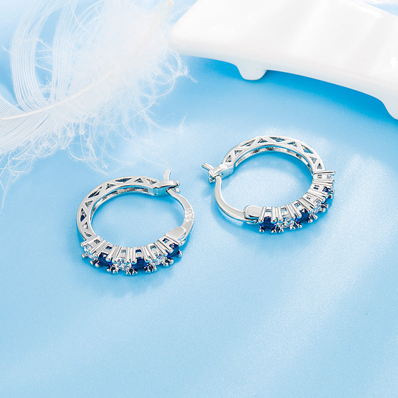 Studded Zircon Earrings