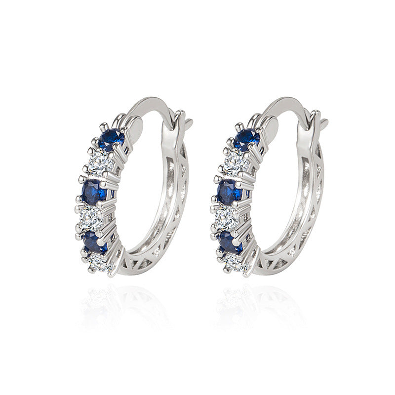 Studded Zircon Earrings
